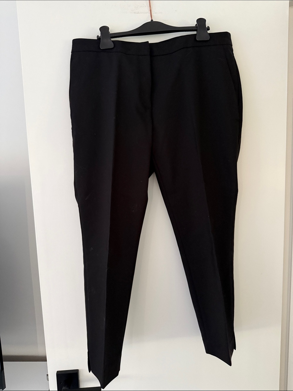 H&M Black Straight-Leg Women's Pants